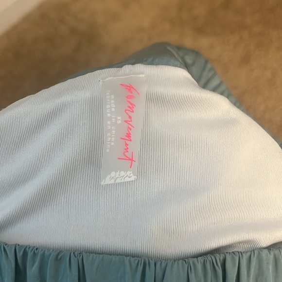 FP MOVEMENT The way home shorts in teal - Picture 4 of 4